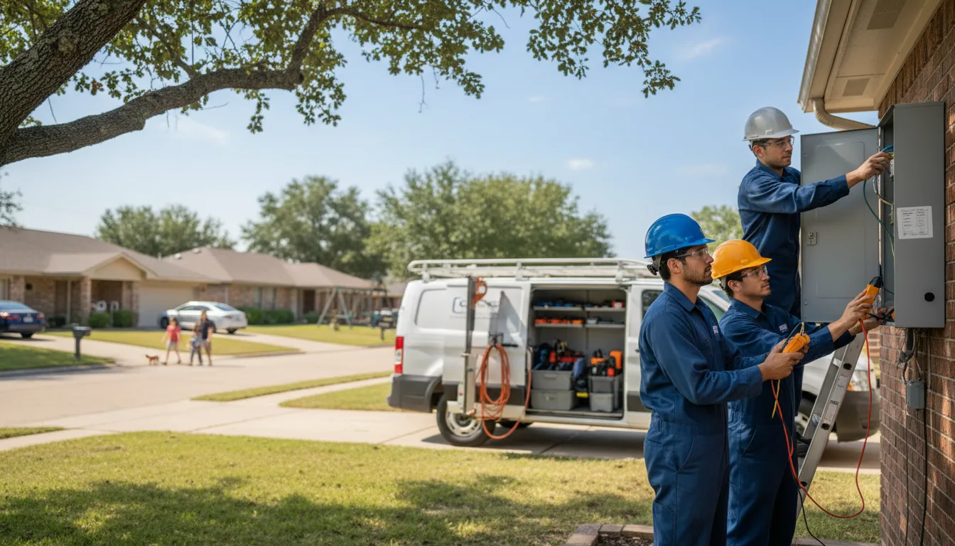 Certified electrician providing emergency electrical services in Auburndale, MA